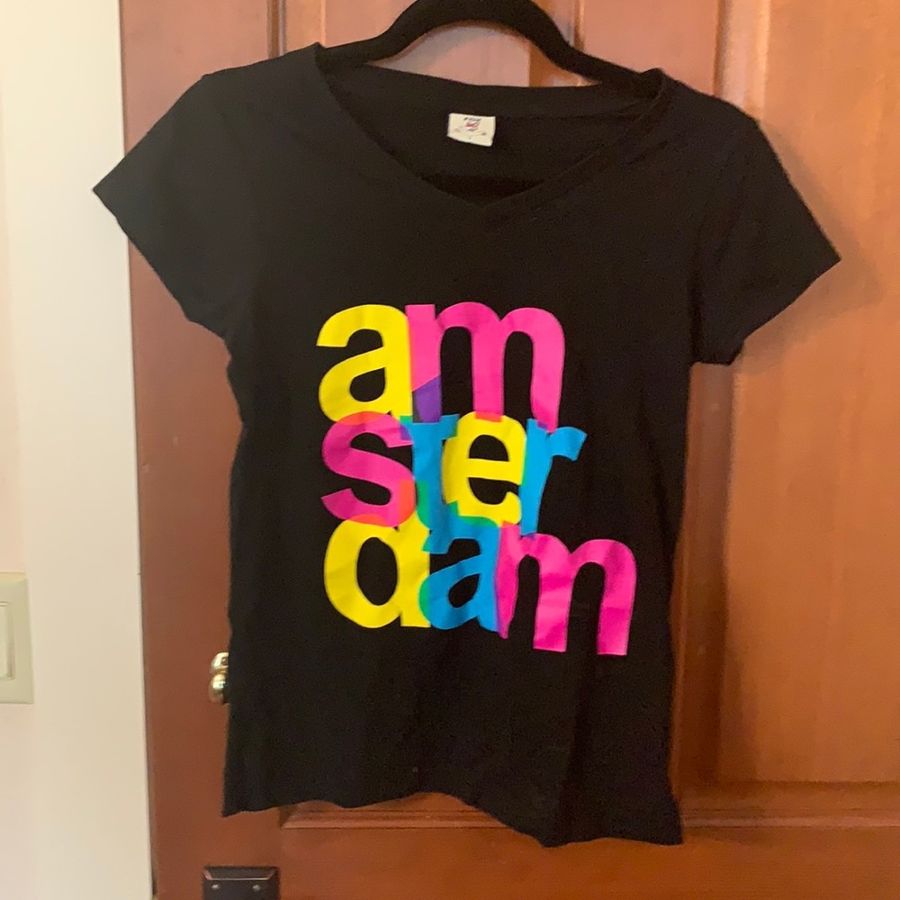 Fox Originals Amsterdam Black Multicolor Shirt Small